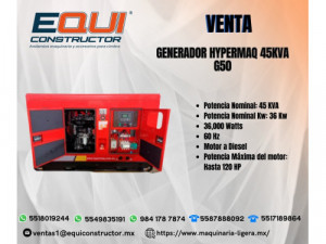venta Generador Hypermaq 45KVA G50
