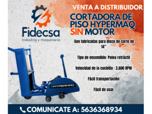 cortadora hypermaq sin motor Hidalgo