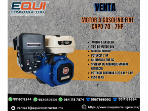 Motor a gasolina Fiat Capo 70 7Hp