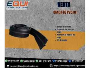 GRAN Banda de PVC 10” Ojillada 
