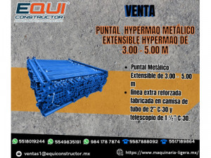 CAMPECHE Puntal metálico hypermaq extensible 3.00-5.00...