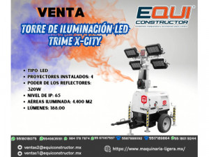 Torre de iluminación Led Trime X-CITY envíos a CAMPEC...