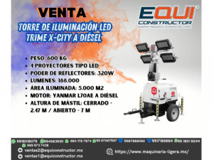 Torre de Iluminación Led Trime X-CYTY a Diesel ENVIOS ...