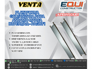 Venta de Plataforma galvanizada para andamio hypermaq (...