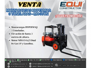 Montacargas Hypermaq 3 ton-MH3TON Sinaloa 