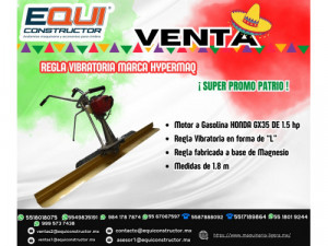 Regla vibratoria marca Hypermaq VENTA CAMPECHE